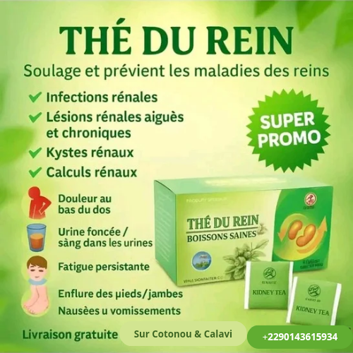 20 Sachets de thé détox des reins