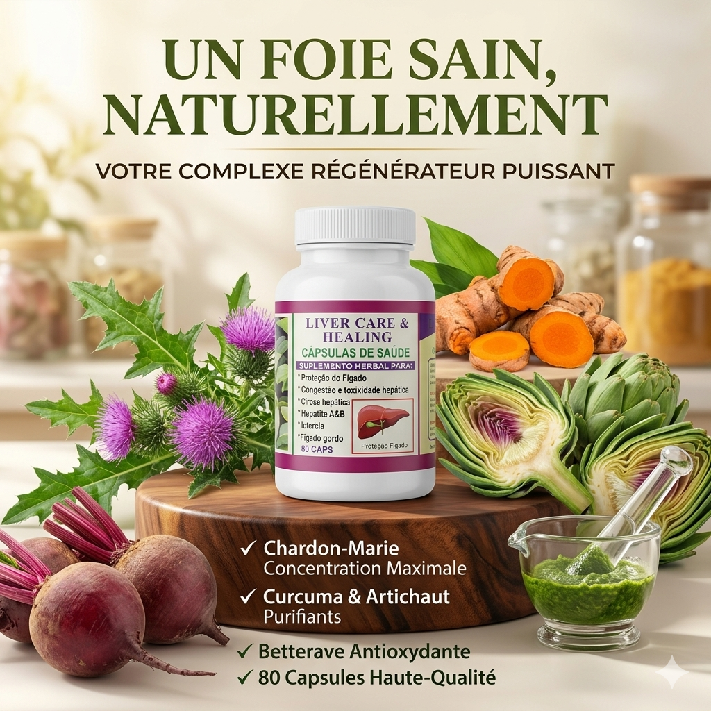 🌿 Purifiez votre foie naturellement avec notre formule détox